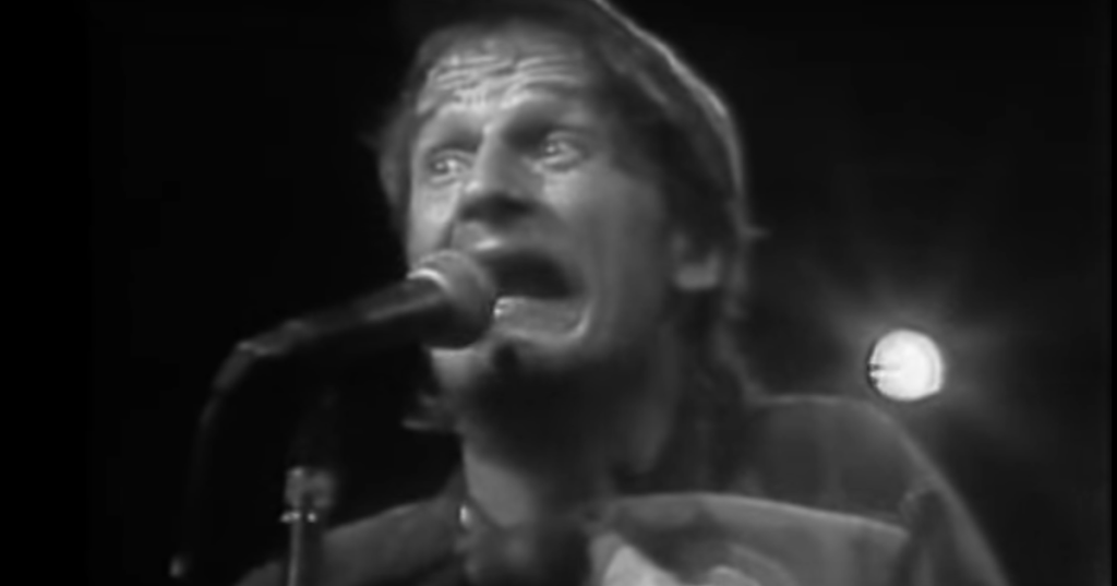 Joe Hall singing 'Brain Damage Blues' with Continental Drift in 1977 -DAVE BINGHAM YOU TUBE SCREEN CAPTURE