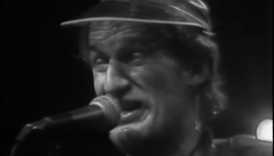 Joe Hall singing 'Brain Damage Blues' with Continental Drift in 1977 -DAVE BINGHAM YOU TUBE SCREEN CAPTURE