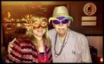 Joanne Clayton with Wayne Orgill Mardi Gras Mon.