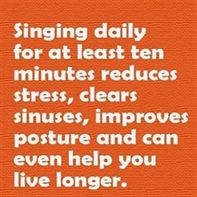 Singing daily