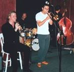 Jeff Healey with his Jeff Healey's Jazz Wizards Band in February 2002 -Gary 17
