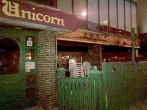 Exterior of The Unicorn Pub, 175 Eglinton Ave. E.