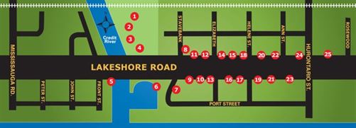 Map of Southside Shuffle venues -SOUTHSIDESHUFFLE.CA