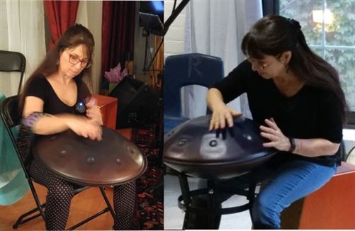 Darlene Sacks on handpan drum -COMPILATION,w