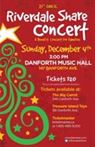 24th annual Riverdale Shares concert poster