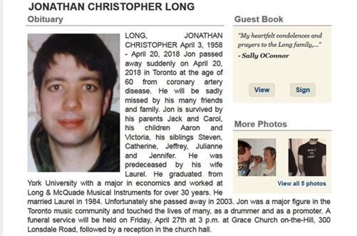 Obituary posted by family on Legacy.com