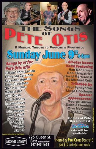 Songs of Pete Otis poster 2b